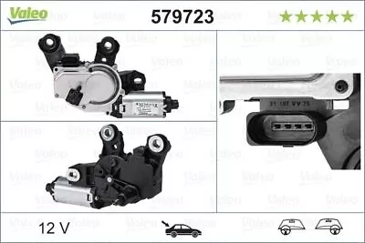 Valeo 579723 Rear Window Windscreen Wiper Motor 12V Replacement Spare LHD RHD • £129.50