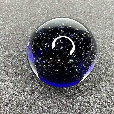 Contemporary Handmade Art Glass Marble 1.05  Sparkle Opal Core UV Boro Orb MIB • $33.74