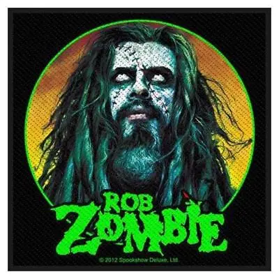 Official Licensed - Rob Zombie - Zombie Face Sew On Patch Metal • £4.75