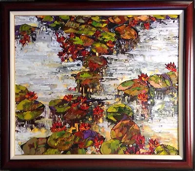Maya Eventov Untitled Oil Canvas W/custom Frame ME082211-04 Make An Offer • $6200