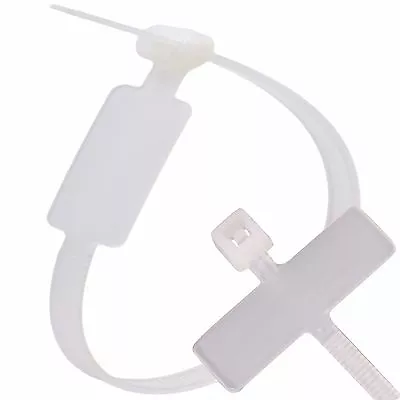 £3.46 • Buy MARKER CABLE / ZIP TIES Quality Write On Label ID Strong Plastic Nylon Strap UK