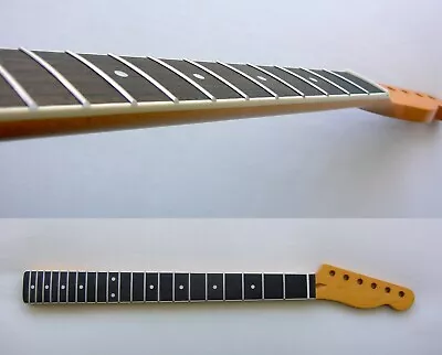 Telecaster Guitar Neck/ IVORY BINDING /Vintage Style /fits Warmoth Fender TELE • $149