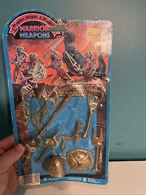 1983 Imperial DRAGONS KNIGHTS & DAGGERS Warrior Weapons Set 8616A-MOTU/Remco-NOC • $27.99