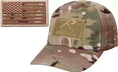 MultiCam Tactical Operator Cap With US Flag Patch Military Camo OCP Scorpion • $19.99