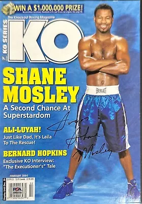 Sugar Shane Mosley Signed 'The Ring' Boxing Magazine PSA AM60740 • $93.71