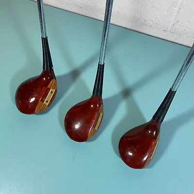 MacGregor Jack Nicklaus Muirfield Persimmon Woods Set 1 3 4  R-Flex Original • $49.95