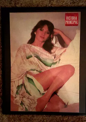 VICTORIA PRINCIPAL RARE Poster DALLAS Pamela Ewing. Vintage. 1980 +EXTRA • £57.91