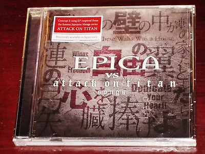 Epica: Vs. Attack On Titan Songs EP CD 2018 Nuclear Blast Recs USA NB 4454-2 NEW • $12.95