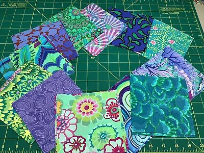 40 5”KAFFE FASSETT  BLUE/GREEN PACK  For PATCHWORK/QUILTING • £18