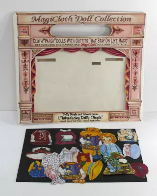 Vintage Magicloth Dolly Dingle And Friends  Paper Doll Kit Magnetic Oufits 1995 • $9.90