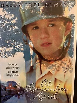 I'll Remember April (DVD 2000) Standard Haley Joel Osment Pat Morita • $14