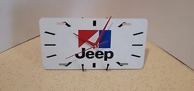 Vintage Jeep Amc Automotive Wall Clock Rare Reproduction Cj Cj7 Cj5 Cj8 6x12 • $40