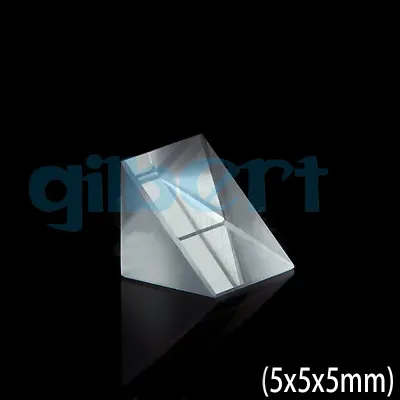 $9.35 • Buy 5x5x5mm Optical Glass Triangular Right Angle K9 Prisms Lens