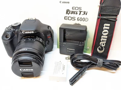 £189.42 • Buy Canon Rebel T3i Digital Camera + 18-55mm IS II Lens Kit - Low 8K Shutters !!
