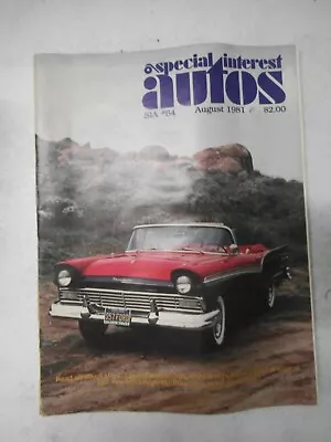 Sia Special Interest Autos Magazine #64 Aug1981 1957 Ford Fairlane 500 Car • $12.95