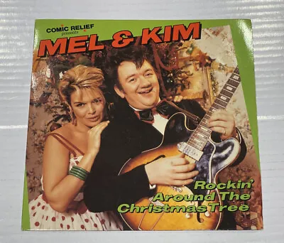 £4.95 • Buy Mel & Kim Rockin’ Around The Xmas Tree 7” Vinyl Single Comic Relief TEN2-A