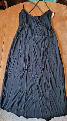New With Tags Victorias Secret Size Small Strappy Back Maxi Black Dress  • $7