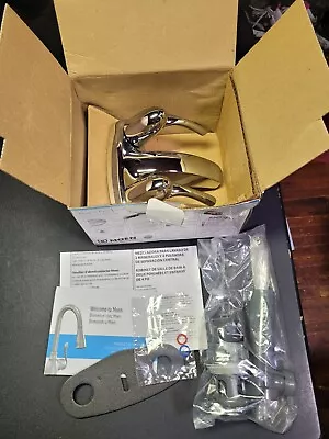 Moen CA84403 Adler Bathroom Faucet Centerset 2 Handle Low Arc Chrome New Open • $22