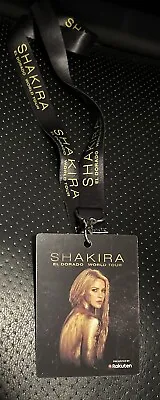 Shakira El Dorado World Tour Promo Pass Clip-On Lanyard • $9.99