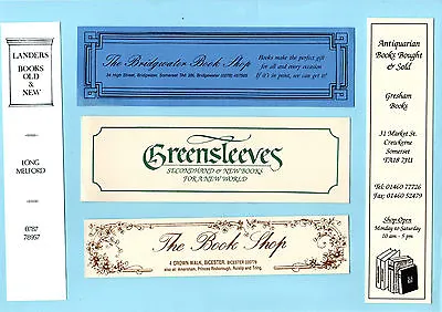 5x Random Vintage Bookshop Bookseller Bookstore Bookmarks Job Lot Collection Mix • $8.70