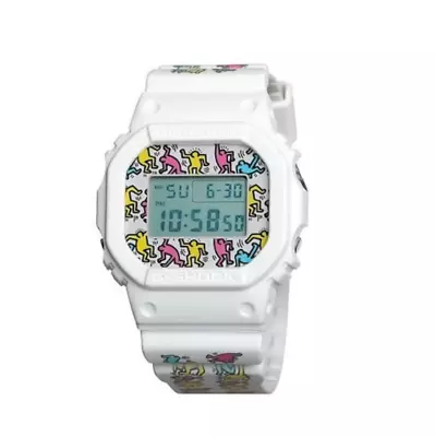 Keith Haring G-Shock Watch DW5600KEITH - White - NEW • $170