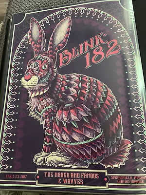 $350 • Buy Blink-182 Art Print Poster Mondo Show Concert Gig Tour  Bioworkz