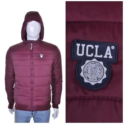 VINTAGE UCLA Puffa Jacket M US College Varsity University Puffer Padded Coat • £29.99