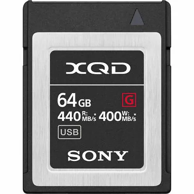 $261.45 • Buy Sony 64GB XQD G Series 440mb/s Memory Card