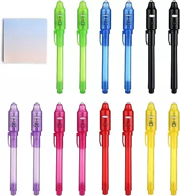 DazSpirit 14pcs Invisible Ink Pen Notebook Party Bag 14 Count (Pack Of 1)  • £9.91