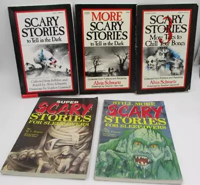 Vtg Lot More Scary Stories To Tell In The Dark For Sleep-Overs Schwartz Pearce • $45.90