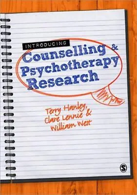 NEW Introducing Counselling And Psychotherapy Research By Terry Hanley Paperback • $72.65