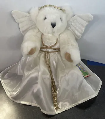 Vermont Teddy Bear Company Angel Bear With Wings And Lillies • $30