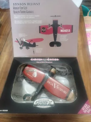 $20 • Buy Stinson Reliant Limited Edition RCA Victor Coin Bank Plane Open Box