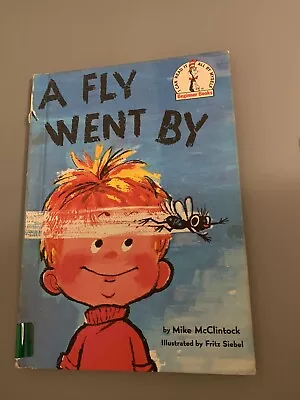 A Fly Went By 1958 Book Dr. Seuss Beginner Reader Insects Bugs • $10