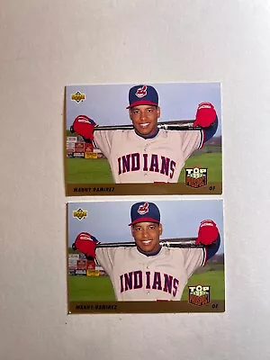 Lot 2 Manny Ramirez 1993 Upper Deck Top Prospect Card #433 Indians MLB RC Rookie • $2.49