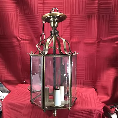 Murray Feiss Import Corp Solid Brass F504AB Carriage Light Chandelier • $92