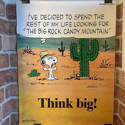 Vintage Snoopy Peanuts Poster Spike 22 X17  Workplace Motivational Poster • $44.99