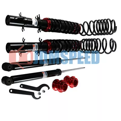 $203.99 • Buy Coilover Struts For VW GOLF / GTI / JETTA MK4 99-05 Suspension Spring Kit Red 
