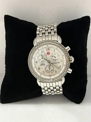 Michele CSX Chronograph Diamond Bezel/MOP Dial Ladies Watch MW03C01A1025 • $749.99