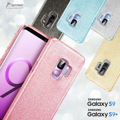 Glitter Shining Bling TPU Jelly Gel Case Cover For Samsung Galaxy S9 / S9 Plus • $5.99