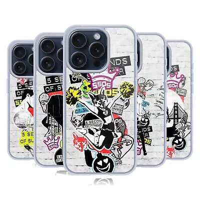 5 SECONDS OF SUMMER STICKER BOMB GEL CASE COMPATIBLE WITH APPLE IPHONE & MAGSAFE • $24.95