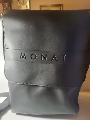 Monet Black Leather Backpacl • $70