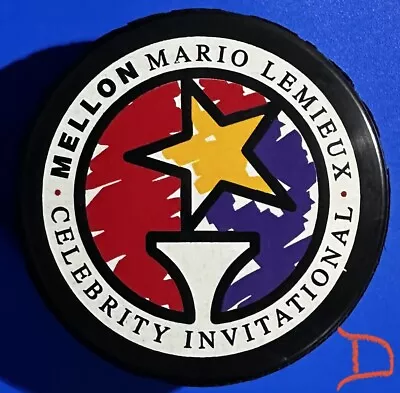 Rare Vintage Mellon Mario Lemieux Celebrity Golf Invitational Souvenir Puck • $24.50