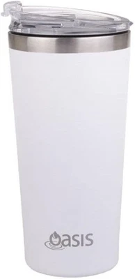 $39.98 • Buy Oasis Insulated Double Wall Travel Mug, White, 480 Ml
