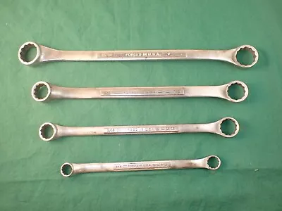 Vintage Craftsman Wrench Set 12 Point Double Box End SAE 4 Piece  =V= • $34