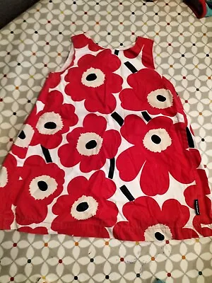 Marimekko Age 2 Unikko Dress Scandi  • £7