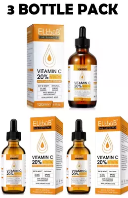 ElbbuB For Skincare - Vitamin C 20% Anti Aging Serum -3pk (8 Fl Oz/240 Ml Total) • $19.95