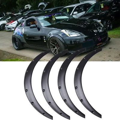 Fender Flares For Nissan 350z 370z Wide Body Kit Arch Extensions 50mm+90mm 4pcs • $63.49