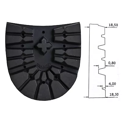 £17.55 • Buy Vibram 1100T Montagna Heel DIY Boot Repair With Glue-Scrapper-nails In Pairs