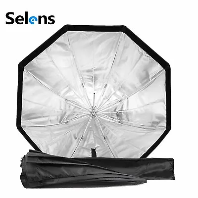 Selens Octagon Softbox 120cm/47  Inch Umbrella Reflector For Flash Speedlight • £37.99